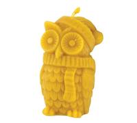 LYSON Moule à bougie en silicone en forme de chouette Zosia - Hauteur : 7 cm - Pour cire de soja, cire d'abeille, plâtre, savon, aromathérapie, fabrication de bougies en cire d'abeille - Idée cadeau