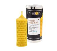 LYSON Moule à bougie en silicone - Mini rouleau d'abeille - Hauteur : 11 cm - Pour cire de soja, cire d'abeille, plâtre, savon, aromathérapie, fabrication de bougies en cire d'abeille - Idée cadeau