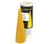 LYSON Moule à Bougie Sapin féerique Hauteur: 14,5 cm Moule en silicone pour bougies Silicone Bougie Verser Moules Bougies en cire d'abeille DIY et artisanales Bricolage Réutilisable Bougie