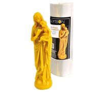 LYSON Moule à bougies en silicone La Mère de Dieu avec l'enfant de Noël - Pour fabrication de bougies, bougies en cire d'abeille, bougies d'aromathérapie 3D, idée cadeau, bougies faites maison,
