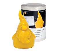 LYSON Moule en silicone nain - Hauteur : 13,5 cm - Pour cire de soja, cire d'abeille, plâtre, savon, aromathérapie, fabrication de bougies en cire d'abeille - Idée cadeau