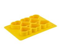 LYSON Tealight Lot de bougies chauffe-plat en forme de cœur en cire d'abeille, cire de soja, base de savon, fabrication créative de bougies en béton