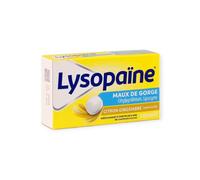 Lysopaïne Maux de gorge Citron-Gingembre Sans Sucre 36 Comprimés à Sucer