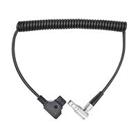 LYSRIA Câble spiralé D-TAP vers LEMO 2 broches mâle compatible avec Anton Bauer Teradek Bond Z Cam ARRI RED Komodo DJI TILTA Paralinx Preston Transvideo Offhollywood Switronix Panasonic 150 cm