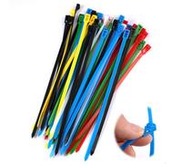 Lytonix 102 Pièces Collier de Serrage Plastique Réutilisables, 200 X 4.8 mm