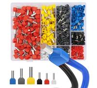 Lytool 0.5-10mm² Lot de 750 Embouts de Câblage Double,