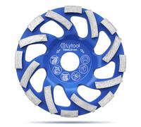 Lytool Disque Diamant 125 mm à Meuler le Béton, Disque Poncage 125mm | à Poncer Béton, Pierre, Granit, Maçonnerie, Disque Diamant 125 Carrelage Abrasif Meule,Meule Boisseau diamantée 125 mm
