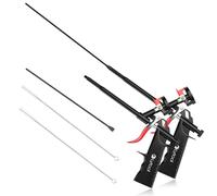 Lytool Lot de 2 Pistolet Mousse Expansive 320 mm avec Rallonge - Valve Auto-Fermante, Pistolet à Mousse PU, Sans Nettoyant, Dosage Précis, étanche et Sans Qouttes - Pistolet Mousse de Montage