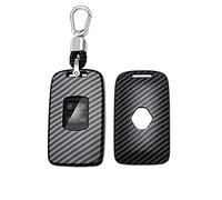 LyTTuu 1 Etuis Porte Clés Voiture pour Renault Clio MK5 Koleos Kadjar Espace Duster Megane IV 2018 2019, Pochette Clés à Distance, étui Protection Porte-Clés, Sac à Clé, Accessoires Portefeuille,B