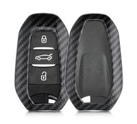 LyTTuu 1 Pieces Voiture Coque Clé pour Peugeot,BoîTier Clé Couvercle Pochette Clef Coque Protege RéSistant PoussièRe Portable Accessoires