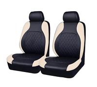 LyTTuu Auto Ensembles Housses Siège pour Ford Mondeo Vignale 2017, Coussin Siège Confortables Couvre Respirant Sieges Protection Nonslip sur Mesure Accessoire,Beige-4PCS