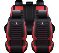LyTTuu Auto Ensembles Housses Siège pour Renault Clio V Life/Zen/Intens/R.S. Line 2019-2025, Coussin Siège Confortables Couvre Respirant Sieges Protection Nonslip sur Mesure Accessoire,Red-A