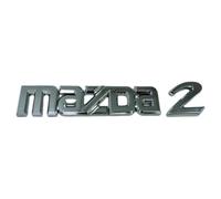 LyTTuu Voiture Emblèmes pour Mazda 2 Mazda 3 Mazda 6,3D Autocollant Insignes DéCoratif Blason SignaléTique Étiquette Logo Decal Armatures Caisse Accessoire,Mazda 2