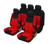 LyTTuu Voiture Ensembles Housses Siège pour Nissan Juke/Note/Micra,Couvre Sièges Coussin Protection Siège Housse Protection Imperméable Nonslip Accessoire,Red
