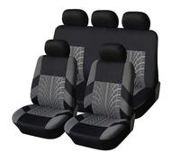 LyTTuu Voiture Ensembles Housses Siège pour Nissan Juke/Note/Micra,Couvre Sièges Coussin Protection Siège Housse Protection Imperméable Nonslip Accessoire,Grey