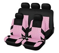 LyTTuu Voiture Ensembles Housses Siège pour Renault Modus,Couvre Sièges Coussin Protection Siège Housse Protection Imperméable Nonslip Accessoire,Pink