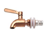 Lyty Distributeur de boisson de remplacement Spigot Acier inoxydable poli Finition, distributeur de boisson Tonneau de vin Spigot/robinet/robinet avec des Cap Anti-encrassement