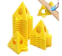 lyualma 25 Pièces Triangulaires Cônes de Peinture Support de Pyramide de Peintre Supports Pyramidaux Triangulaires Mini Cône Peinture Supports pour Peinture, Travaux Manuels
