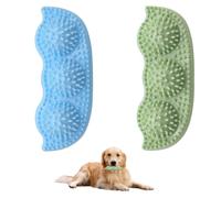lyualma Lot de 2 jouets de soins dentaires pour chien - Petit jouet à mâcher pour chien - Brosse à dents pour chien - Coins arrondis - Petit type de pois - Soin dentaire pour petits chiens