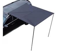 LYUCAYHQ Auvent de Voiture, Auvent Camping Car, Tente de Voitur Auvent de Toit Etanche Rétractable pour Voiture/SUV/Camion/Van 200 cm * 300 cm (Color : Black)