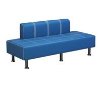 LYUCAYHQ Chaise de Salle D'attente, Chaises de Réception pour Salon de Coiffure, Mobilier de Salle D'attente pour Aéroport, Marché, Banque, Hôpital, École, Salon de Barbier(Blue,150cm/59in)