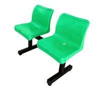 LYUCAYHQ Chaises de Réception 2 Places, Siège de Gradin de Qualité Professionnelle, Chaise de Salle D'attente, pour Bureau, Salle D'attente, Banque, Hôpital(Green)