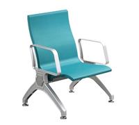 LYUCAYHQ Chaises de Réception, 68 × 68 × 84 Cm, Chaise de Salle D'attente Ergonomique, pour Aéroport, Clinique, Hôpital, Banque, Salon de Coiffure(Green)