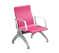 LYUCAYHQ Chaises de Réception, 68 × 68 × 84 Cm, Chaise de Salle D'attente Ergonomique, pour Aéroport, Clinique, Hôpital, Banque, Salon de Coiffure(Pink)