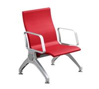 LYUCAYHQ Chaises de Réception, 68 × 68 × 84 Cm, Chaise de Salle D'attente Ergonomique, pour Aéroport, Clinique, Hôpital, Banque, Salon de Coiffure(Red)