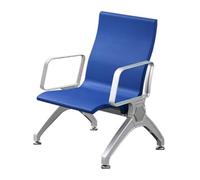 LYUCAYHQ Chaises de Réception, 68 × 68 × 84 Cm, Chaise de Salle D'attente Ergonomique, pour Aéroport, Clinique, Hôpital, Banque, Salon de Coiffure(Blue)