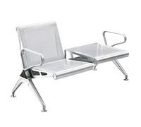 LYUCAYHQ Chaises de Réception avec Table D'appoint et Accoudoirs, Chaise de Salle D'attente, Capacité de Charge de 150 Kg, pour Aéroports, Centres Commerciaux et Halls D'hôpital