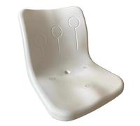 LYUCAYHQ Chaises de Stade en Plastique, Sièges de Gradins avec Base Robuste, Chaises de Réception pour Arènes Sportives Intérieures et Extérieures, Théâtres et Aires de Jeux(White)