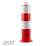 LYUCAYHQ Cone de Signalisation de 50 Cm, Plot de Chantier Rouges et Blancs, Poteau Parking pour Allées, Trottoirs et Bords de Route