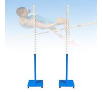 LYUCAYHQ Support de Saut en Hauteur, Support de Compétition pour Saut en Hauteur Scolaire, Hauteur Réglable de 100 à 225 Cm, pour L'entraînement Professionnel et Amateur en Athlétisme