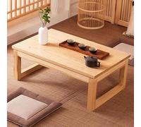 LYUCAYHQ Table Basse Japonaise de Tatami en D'orme, Hauteur 30 Cm, Capacité de Charge de 50 Kg, pour la Méditation, la Cérémonie du Thé et Le Salon(Beige,120x55x30cm/47x22x12in)