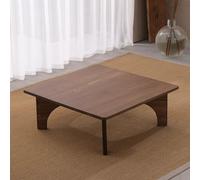 LYUCAYHQ Table Basse Japonaise en Bois D'orme Massif avec Plateau de 2 Cm D'épaisseur, Supportant Jusqu'à 50 Kg, pour Le Salon, Les Tatamis e la Cérémonie du Thé(90x50x30cm/35x20x12in)