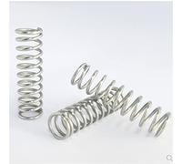 Lyuduo-Ressorts de compression 20pcs / lot 0,5 * 4/5 / 6/7 / 8/10 * 10/15 / 20/50 / 30/5 / 40/50 / 50mm 0.5mm Steel Petite ressort de compression, Robuste et polyvalent(Length 50mm,Outer Diameter 5mm)