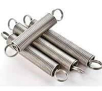 Lyuduo-Ressorts de Compression 304 Acier Inoxydable Dual Crochet Petite Tension Spring Fil DIA 0.3mm DIAGE Outer 3MM Longueur 10-50mm, 10pcs, Robuste et Polyvalent(45mm)