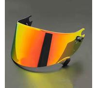 LYUFD Visiere Casque Moto pour Shark Race R Pro GP, Remplacement de Visière de Lentille Casque de Bouclier Vent Moto Protection UV Teintée Verres,Normal-B Golden Red