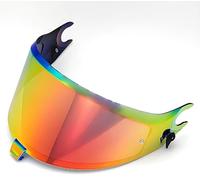 LYUFD Visiere Casque Moto pour Shark Spartan GT, Remplacement de Visière de Lentille Casque de Bouclier Vent Moto Protection UV Teintée Verres,Normal-C Red