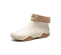 Lyuu Bottes de jardin unisexes en caoutchouc - Bottes de pluie imperméables et légères - Pour la marche en plein air - Bottines courtes pour homme ou femme, 36 EU