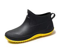 Lyuu chaussures de jardin unisexe bottes Wellington bottes de pluie imperméable léger extérieur marche bottines courtes hommes ou femmes