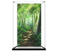 LYVQZPWLR Boîte d'exposition transparente acrylique, Vitrine en acrylique for nichoir modèle 31143 15 x 15 x 30 cm, plusieurs styles(Inkjet Printing)