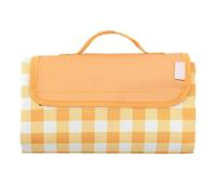 LYVQZPWLR Couverture de Pique-Nique étanche, Tapis de Pique-Nique Portable imperméable Multicolore 145 x 80 cm ou 195 x 200 cm(Giallo,145 x 80 cm (Square))