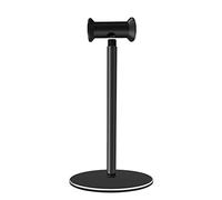 LYVQZPWLR écouteurs, Support de casque détachable en alliage d'aluminium, coussinet en Silicone noir et blanc for casques filaires sans fil(Schwarz)