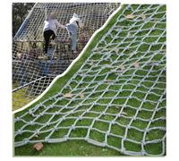 LYVQZPWLR Filet de sécurité d’Enfant, Filet de Corde de Prot Filet d'escalade d'extérieur for l'entraînement aux Aires de Jeux et Le Soutien des Plantes, Plusieurs Tailles(3.5 * 3.5m)