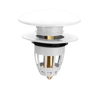 LYVQZPWLR La Salle de Bain Pousse Le Bouchon d'eau, Bouchon de lavabo de Salle de Bain, 2 pièces, Filtre Universel for lavabo, Noyau rebondissant, Poussoir