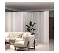LYVQZPWLR Séparation de la Salle de Papier plié, Tailles Multiples de Bureau à Domicile extérieur d'intérieur de diviseur de pièce de Papier imperméable Pliable Blanc(500x220x36cm)