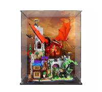 LYVQZPWLRAcrylique Affiche la boîte, Présentoir de comptoir en Acrylique. Idéal for Exposer, Collectionner, protéger de la poussière et Ranger la Maquette Lego Dungeons & Dragons 21348.(Background)