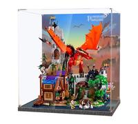 LYVQZPWLRAcrylique Affiche la boîte, Présentoir de comptoir en Acrylique. Idéal for Exposer, Collectionner, protéger de la poussière et Ranger Les modèles Lego Donjons et Dragons (21348).